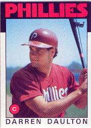 1986 Topps Baseball Cards      264     Darren Daulton RC
